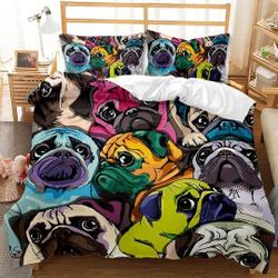 3D Dog Printed Duvet Cover Set King Size Kids Teen Boys Bedding Set Cute PetGift For Your Girlfriend Boyfriend Gift For Love Gift For Friend Best Valentine Present Holiday Gift