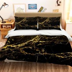 3D Dark Marble  Duvet Cover Bedding Set QuiltGift For Your Girlfriend Boyfriend Gift For Love Gift For Friend Best Valentine Present Holiday Gift