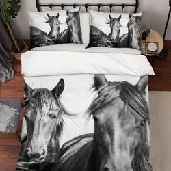 3D Horse D246 Duvet Cover Bedding Set Quilt Cover Quilt Duvet Cover ,Pillowcases BeddingGift For Your Girlfriend Boyfriend Gift For Love Gift For Friend Best Valentine Present Holiday Gift
