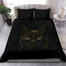 Cat Kitty Bedding Set - Duvet Cover and pillow CoversGift For Your Girlfriend Boyfriend Gift For Love Gift For Friend Best Valentine Present Holiday Gift