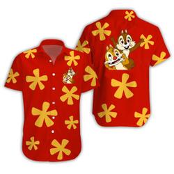 Chip Dale Unisex Hawaiian Shirt Summer Shirt Gift For Your Girlfriend Boyfriend Gift For Love Gift For Friend Best Valentine Present Holiday Gift