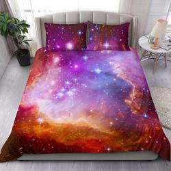 Galaxy Nebula Star Burst Bedding Set Gift For Your Girlfriend Boyfriend Gift For Love Gift For Friend Best Valentine Present Holiday Gift
