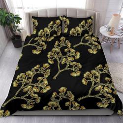 Gold Leaf Bedding Set Gift For Your Girlfriend Boyfriend Gift For Love Gift For Friend Best Valentine Present Holiday Gift