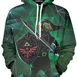 Legend of Zelda 3D Printing Game Hoodie
