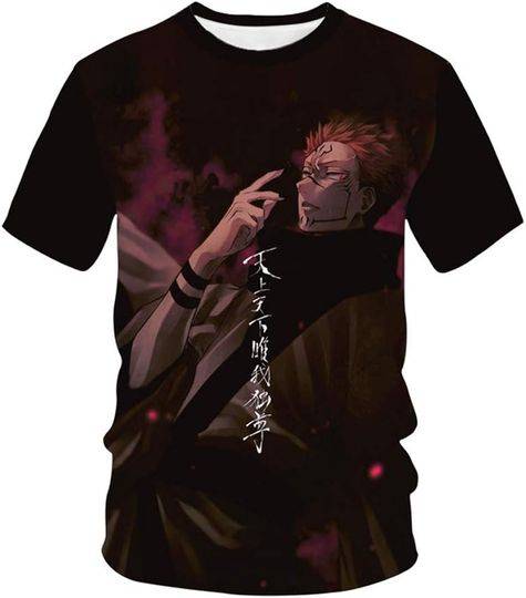 Japanese Anime Jujutsu Kaisen 3D T Shirt Meaningful Gift For Family Gift For Boyfriend Valentine Gift