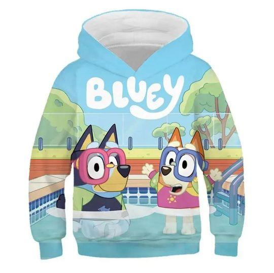 BlueyDad Family Hoodie, 3D Hoodie