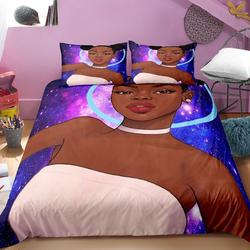 African Black Girl Bedding Set Gift For Your Girlfriend Boyfriend Gift For Love Gift For Friend Best Valentine Present Holiday Gift