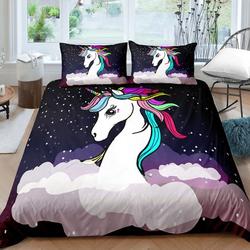 Girls Twin Bedding Sets UnicornGift For Your Girlfriend Boyfriend Gift For Love Gift For Friend Best Valentine Present Holiday Gift