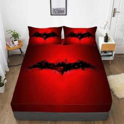 Bat Fitted Sheet Halloween Bedding Set Gift For Your Girlfriend Boyfriend Gift For Love Gift For Friend Best Valentine Present Holiday Gift