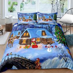 Merry Christmas Bedding Set Gift For Your Girlfriend Boyfriend Gift For Love Gift For Friend Best Valentine Present Holiday Gift