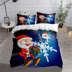 Joyful Santa Claus Christmas Bedding setsGift For Your Girlfriend Boyfriend Gift For Love Gift For Friend Best Valentine Present Holiday Gift