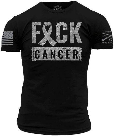 Grunt Style Cancer Throwback Men's T-Shirt Meaningful Gift For Family Gift For Boyfriend Valentine Gift