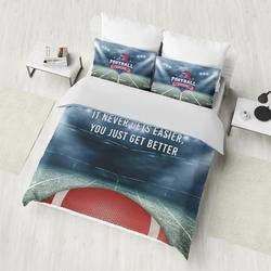 American Football Bedding Set, Inspirational Bedding Set Gift For Your Girlfriend Boyfriend Gift For Love Gift For Friend Best Valentine Present Holiday Gift