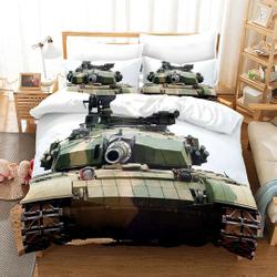 Tank Cover War Theme Duvet Cover Soldier Dirt Bike Camouflage Army Bedding Set Gift For Your Girlfriend Boyfriend Gift For Love Gift For Friend Best Valentine Present Holiday Gift