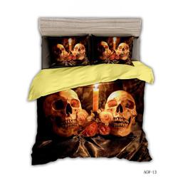 Love Skull Bedding Set Gift For Your Girlfriend Boyfriend Gift For Love Gift For Friend Best Valentine Present Holiday Gift