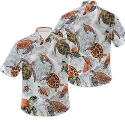 Sea Turtle Hawaiian Shirt, Turtle Beach Shirt Gift For Your Girlfriend Boyfriend Gift For Love Gift For Friend Best Valentine Present Holiday Gift