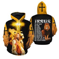 Everything Jesus Hoodie 3D Print, Gifts T-shirts Lion Sweatshirts