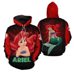 Ariel The Little Mermaid Disney 3D Hoodie