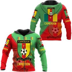 Cameroon National Soccer Team, Qatar World Cup 2022 Champions Soccer Team 3D Hoodie