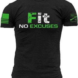 Grunt Style Fit, No Excuses T-Shirt Meaningful Gift For Family Gift For Boyfriend Valentine Gift