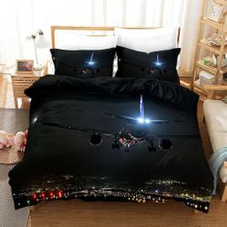 Airplane  Bedding Set Gift For Your Girlfriend Boyfriend Gift For Love Gift For Friend Best Valentine Present Holiday Gift