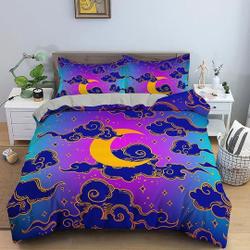 Celestial moon Bedding Set Gift For Your Girlfriend Boyfriend Gift For Love Gift For Friend Best Valentine Present Holiday Gift