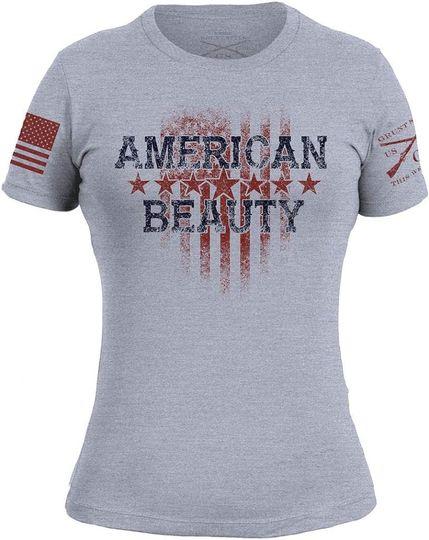 Grunt Style American Beauty T-Shirt Meaningful Gift For Family Gift For Boyfriend Valentine Gift