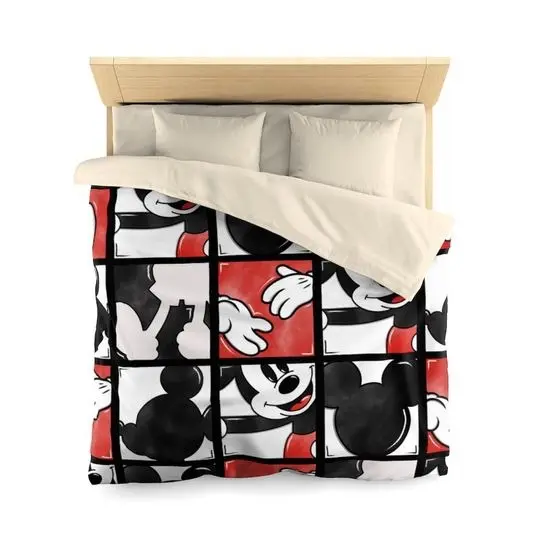 Disney Inspired Microfiber Bedding Set Gift For Your Girlfriend Boyfriend Gift For Love Gift For Friend Best Valentine Present Holiday Gift