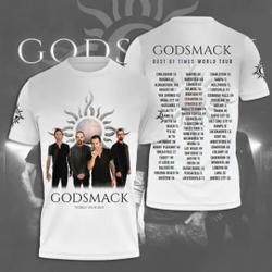 Godsmack 2023 Music Tour 3D T-shirt Meaningful Gift For Family Gift For Boyfriend Valentine Gift