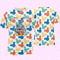 PersonalizedDisney Team Castle 3D T-shirt Meaningful Gift For Family Gift For Boyfriend Valentine Gift