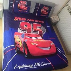 Cars McQueen Bedding Set Gift For Your Girlfriend Boyfriend Gift For Love Gift For Friend Best Valentine Present Holiday Gift