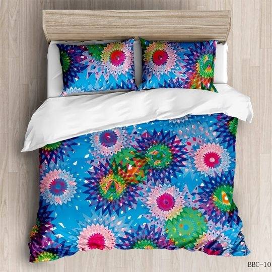 Kids Geometric Pattern Bedding Set Gift For Your Girlfriend Boyfriend Gift For Love Gift For Friend Best Valentine Present Holiday Gift