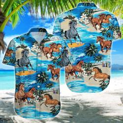 Horse Hawaiian Shirt Gift For Your Girlfriend Boyfriend Gift For Love Gift For Friend Best Valentine Present Holiday Gift