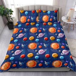 Outer Space Duvet Cover, Bedroom Decor BeddingGift For Your Girlfriend Boyfriend Gift For Love Gift For Friend Best Valentine Present Holiday Gift