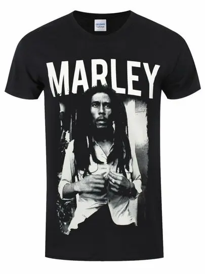 BOB MARLEY Black & White Print Men's T-SHIRT/Smoke/Cannabis Leaf/Swag Dope/Tee/Top Meaningful Gift For Family Gift For Boyfriend Valentine Gift