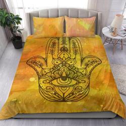 Hamsa Hand Bedding SetsGift For Your Girlfriend Boyfriend Gift For Love Gift For Friend Best Valentine Present Holiday Gift