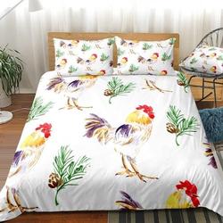 Rooster Bedding Set Gift For Your Girlfriend Boyfriend Gift For Love Gift For Friend Best Valentine Present Holiday Gift