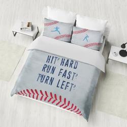 Baseball Bedding Set, Inspirational Quote Bedding Set Gift For Your Girlfriend Boyfriend Gift For Love Gift For Friend Best Valentine Present Holiday Gift