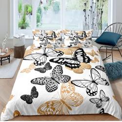 Butterfly  Bedding Set Gift For Your Girlfriend Boyfriend Gift For Love Gift For Friend Best Valentine Present Holiday Gift