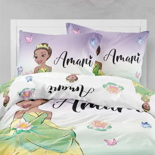 Princess Bedding, Princess Twin Bedding, Twin Comforter, Toddler Bedding Girl, Girls Bedding Set Gift For Your Girlfriend Boyfriend Gift For Love Gift For Friend Best Valentine Present Holiday Gift