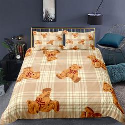 Tribal Duvet Cover Set, Prehistoric Fox Arrows Bear Lodge Houses Bedding Set Gift For Your Girlfriend Boyfriend Gift For Love Gift For Friend Best Valentine Present Holiday Gift