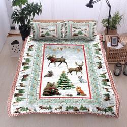 Animals Christmas Bedding SetsGift For Your Girlfriend Boyfriend Gift For Love Gift For Friend Best Valentine Present Holiday Gift