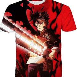Clover Anime 3D Print T-Shirt Meaningful Gift For Family Gift For Boyfriend Valentine Gift