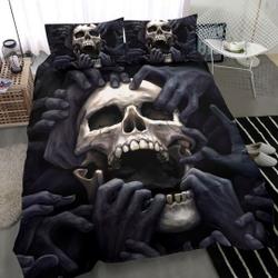 Dark Skull Bedding SetsGift For Your Girlfriend Boyfriend Gift For Love Gift For Friend Best Valentine Present Holiday Gift