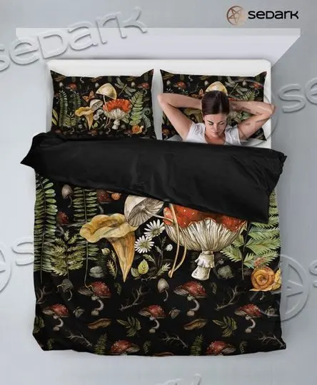 Vintage Botanical Home Decor Bedding SetsGift For Your Girlfriend Boyfriend Gift For Love Gift For Friend Best Valentine Present Holiday Gift