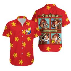 3D Chip Dale Unisex Hawaiian Shirt Gift For Your Girlfriend Boyfriend Gift For Love Gift For Friend Best Valentine Present Holiday Gift