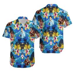 3D Elvis Presley Unisex Beach Hawaiian Shirt Gift For Your Girlfriend Boyfriend Gift For Love Gift For Friend Best Valentine Present Holiday Gift