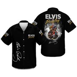 3D Elvis Presley Unisex Hawaiian Shirt Gift For Your Girlfriend Boyfriend Gift For Love Gift For Friend Best Valentine Present Holiday Gift