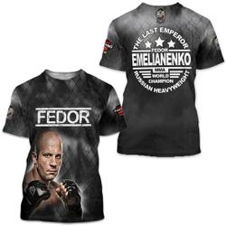3D full Printed Brand NEW Fashion Tshirt Khabib Fedor Meaningful Gift For Family Gift For Boyfriend Valentine Gift