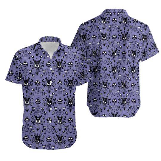 3D Haunted Mansion Unisex Hawaiian Shirt Gift For Your Girlfriend Boyfriend Gift For Love Gift For Friend Best Valentine Present Holiday Gift